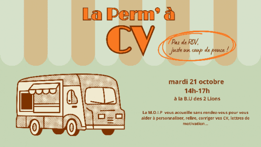 La Perm' à CV : Pas de Rdv, juste un coup de pouce !