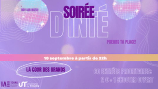 Soirée Intégration BDE IAE 18/09